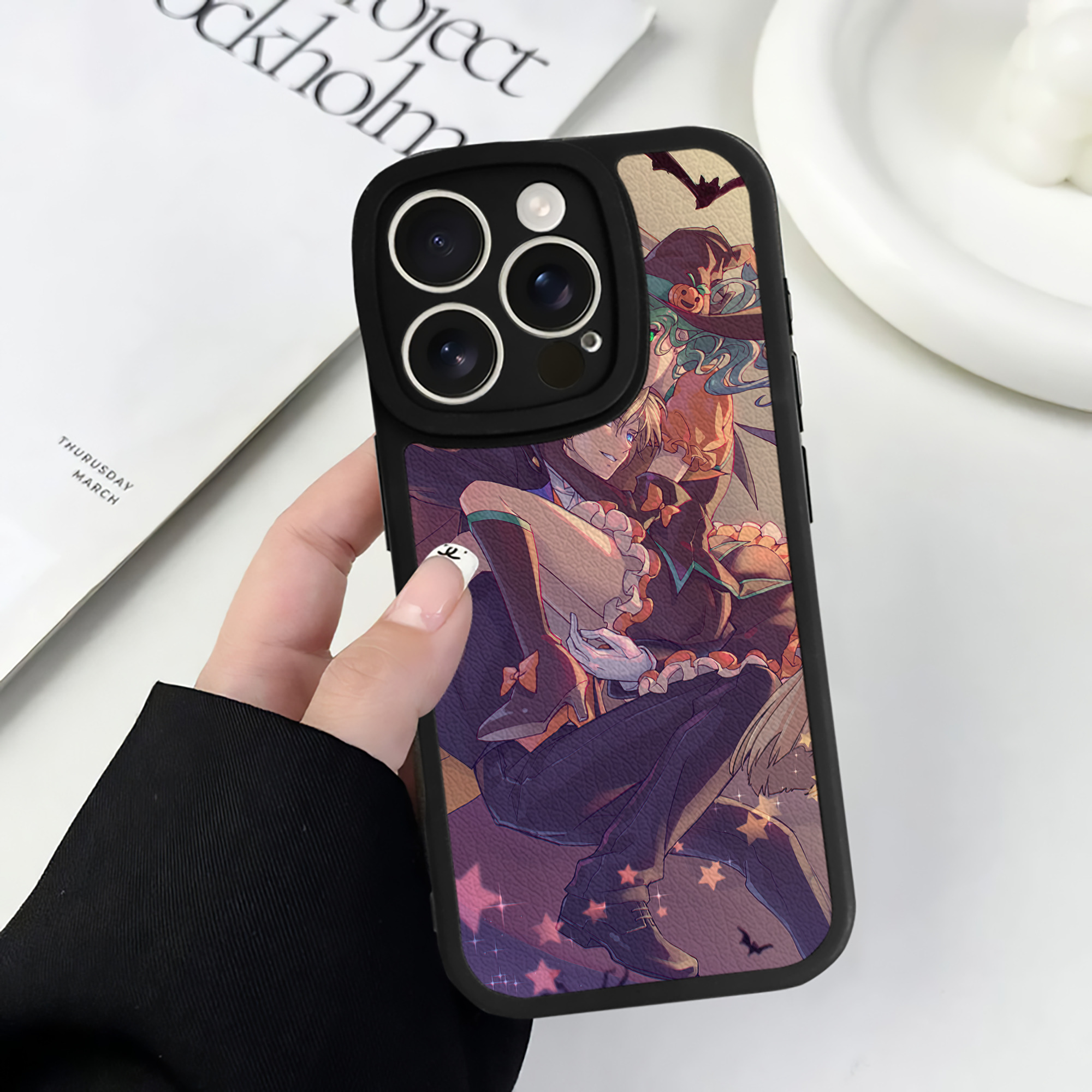 （画像用） 美少女戦士セーラームーン Sailor Moon 【iPhone 16シリーズ対応】シリコンスマホケース（レザー調） 材質：シリコン